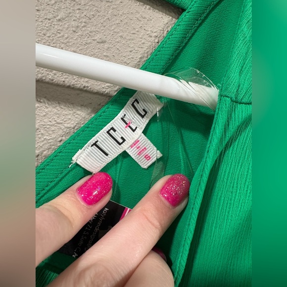 NWT TCEC Green Dress - Picture 4 of 7